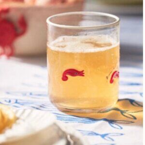 Anthro Icon Juice Glass NIB